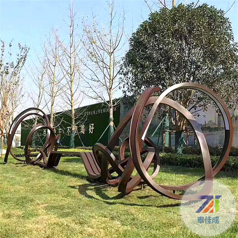 定制大型不銹鋼戶(hù)外雕塑廣場(chǎng)金屬廊架抽象鐵藝鏡面熊園林景觀(guān)擺件