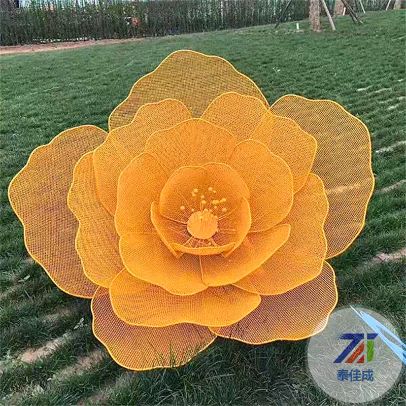 大型不銹鋼雕塑定制鏤空鹿浪花圓環(huán)月亮金屬鐵藝校園水景戶(hù)外擺件