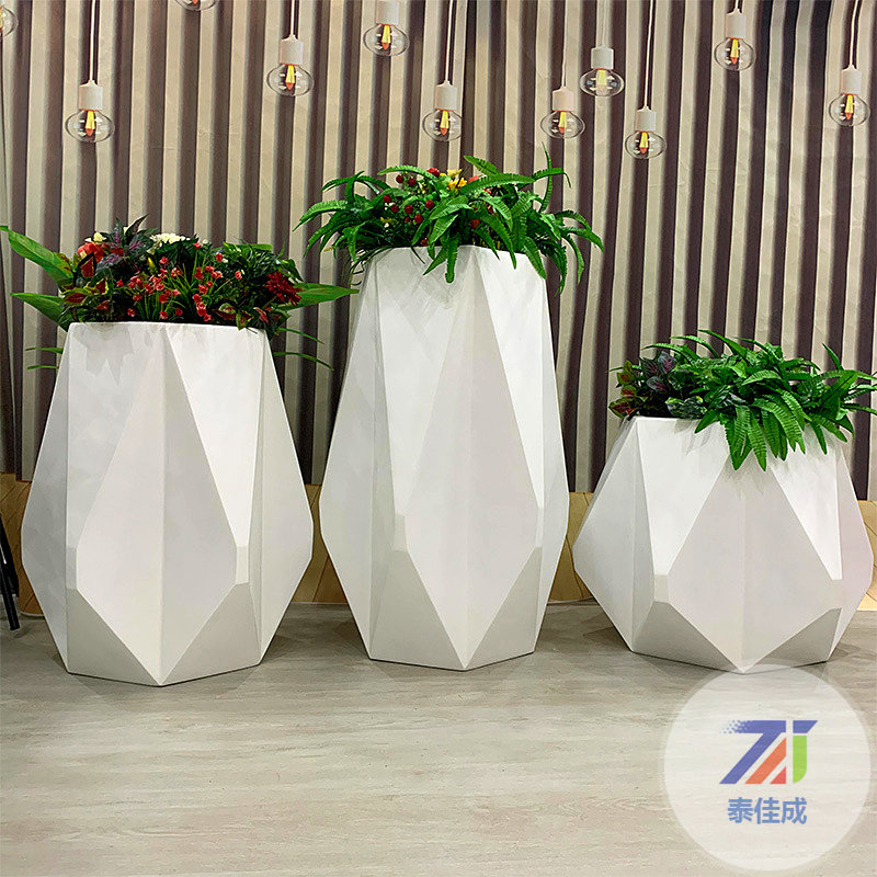 玻璃鋼商場座椅帶仿木紋花盆安徽合肥商場個性定制