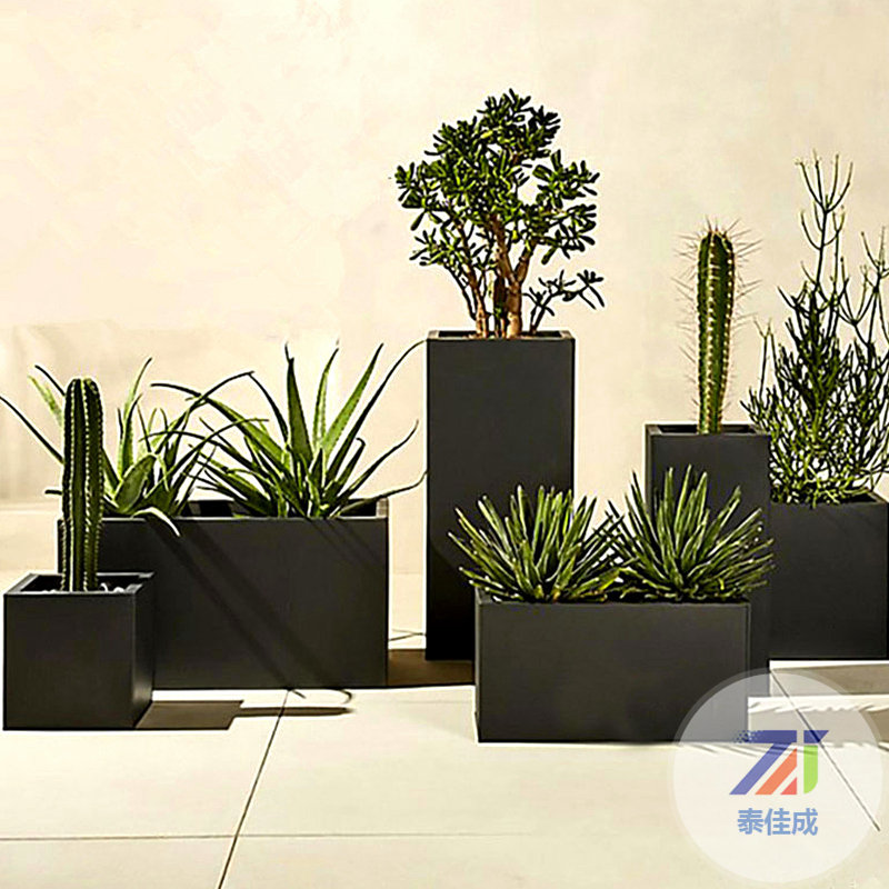 玻璃鋼落地式組合花盆河南鄭州商場(chǎng)開(kāi)業(yè)美陳的選擇