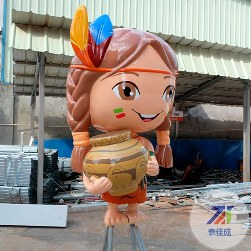 玻璃鋼雕塑產(chǎn)品的表面效果應(yīng)該如何做好處理